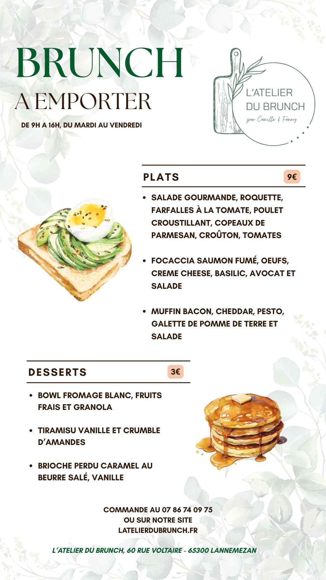 Formule Brunch Midi