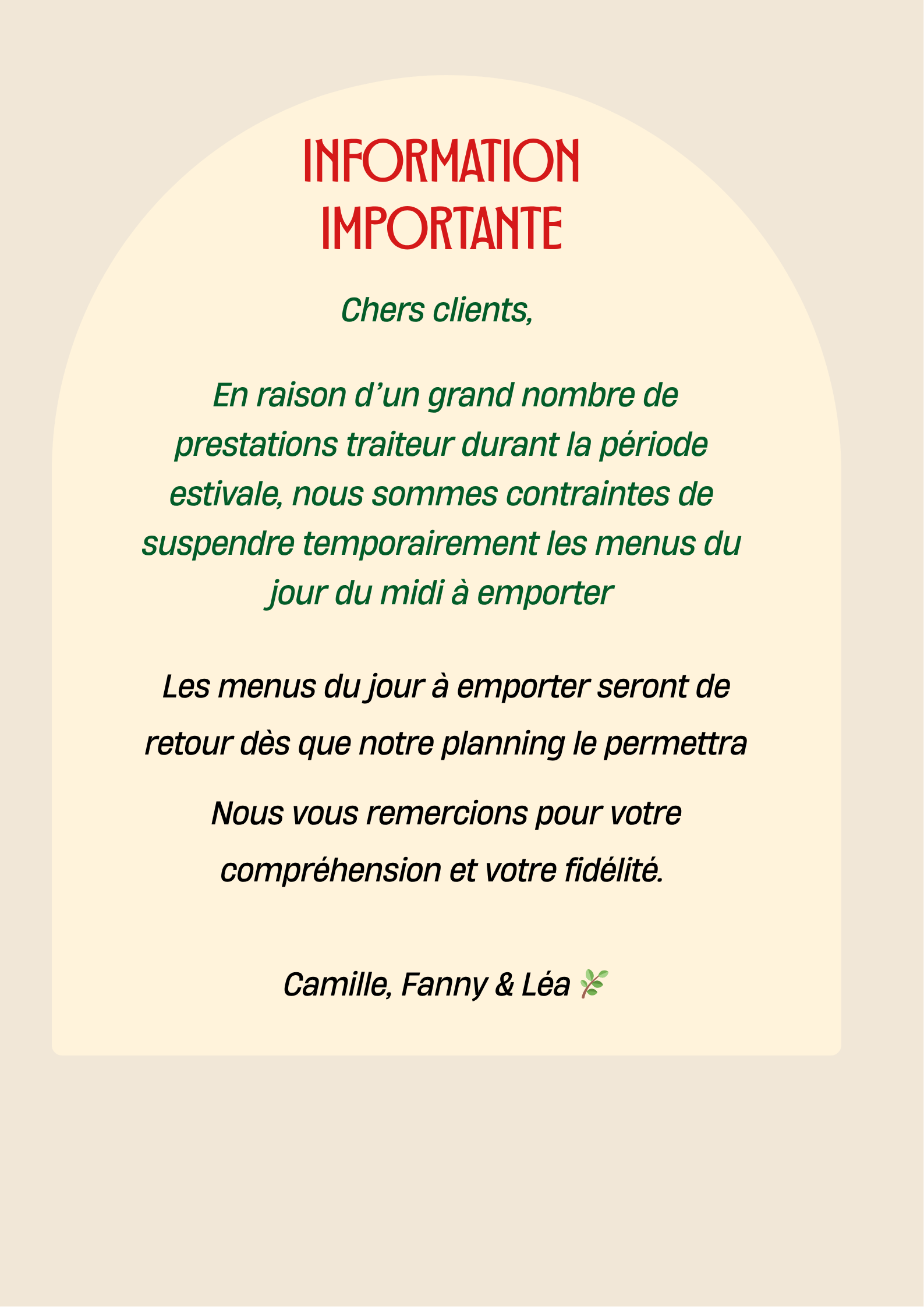 Fermeture Lunch (1)